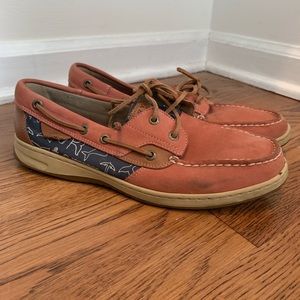Pink Sperry Topsider Angelfish Boat Shoes